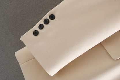 Chic One Button Women Blazer Jacket For Summer