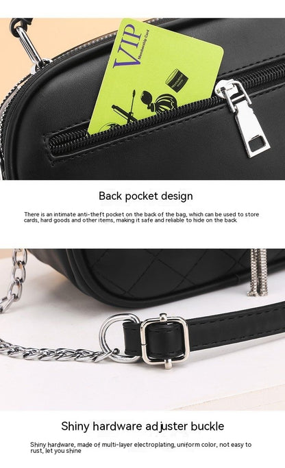 Urban Chain Handbag Large Capacity One-Shoulder PU Bag
