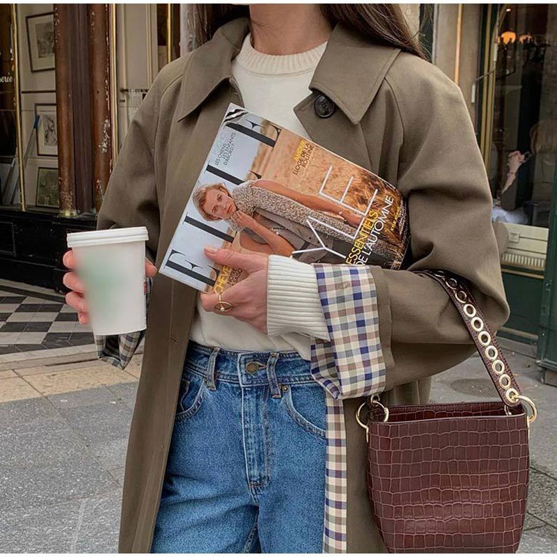 Fashion Long Button Trench Coat – Trench Coats Women Outfit Classy & Elegant Daily Outfits