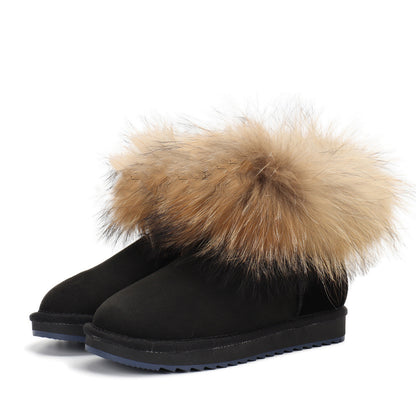 Casual Furry Softener Warm Snow Boots For Women