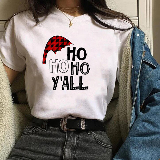 Christmas-Themed Holiday Tops – Unisex Short Sleeve Modal T-Shirts, Festive Casual Outfit