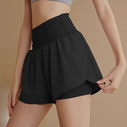 Loose Anti-Exposure Sports Shorts Women – Activewear Summer Outfit