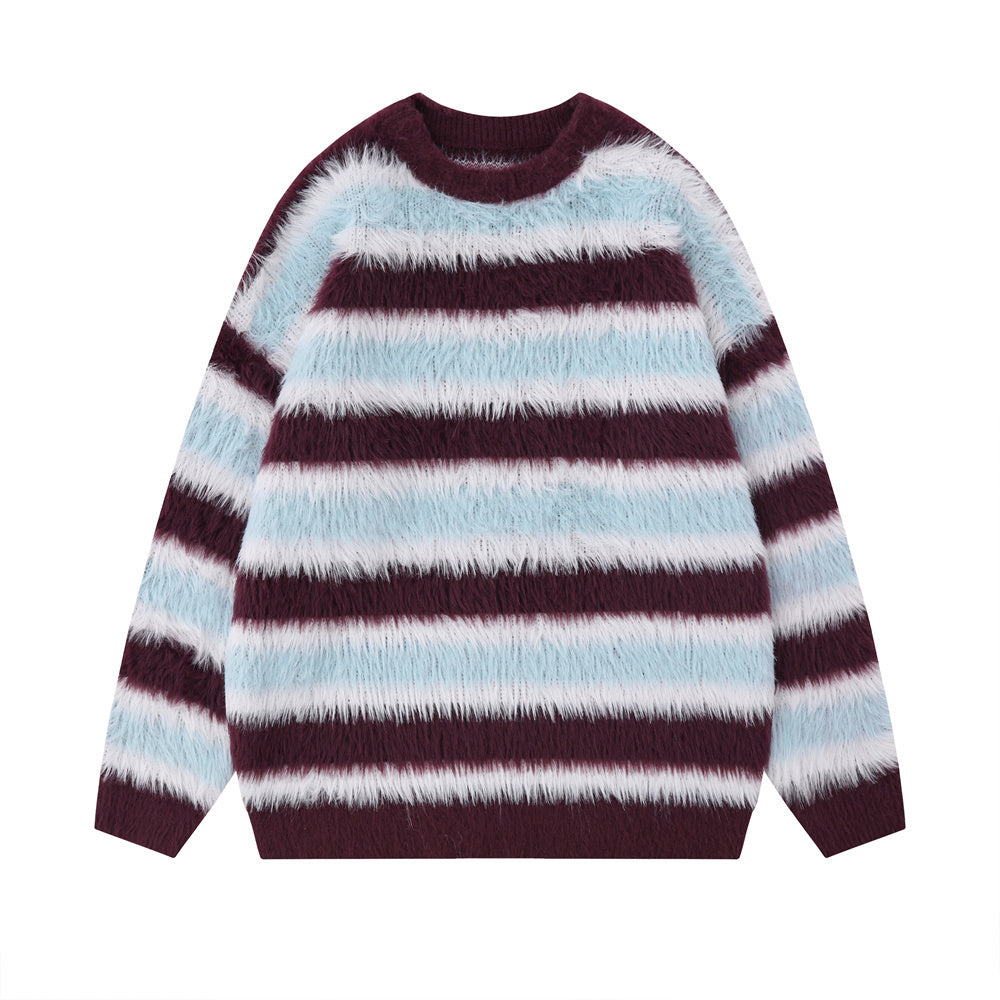 Women’s Round-Neck Fleece Sweater – Lightweight Nylon Pullover