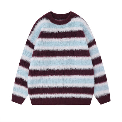 Women’s Round-Neck Fleece Sweater – Lightweight Nylon Pullover