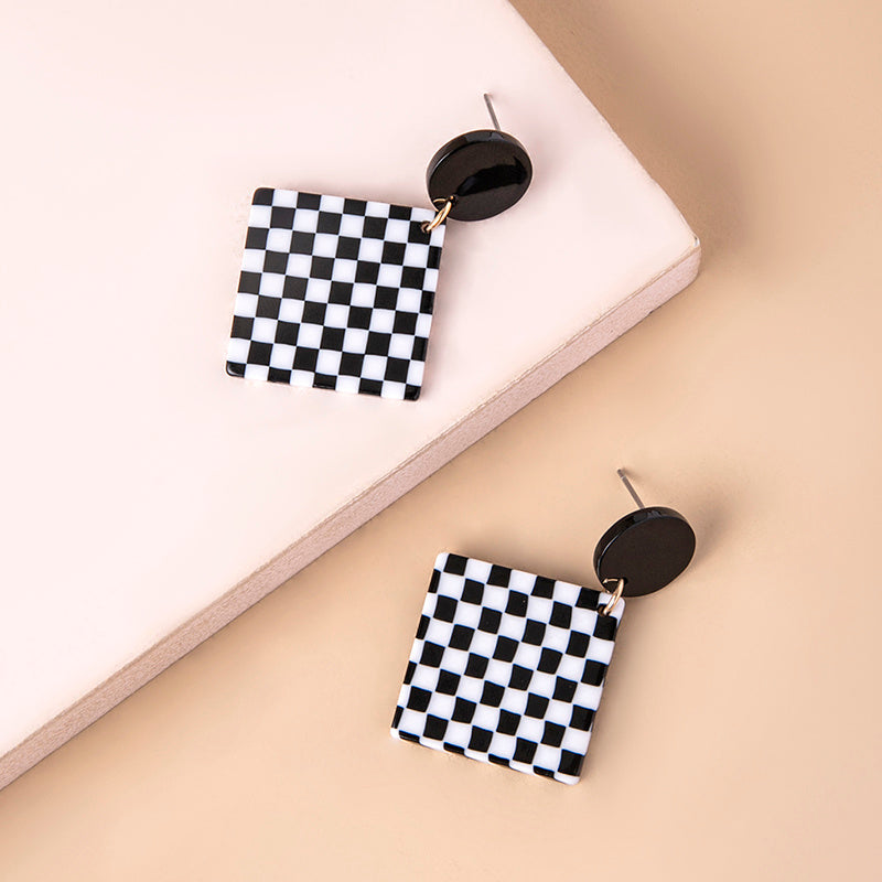 New Square Women Drop Earrings
