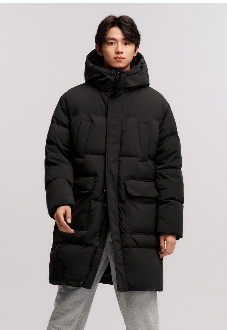 Stylish Mens Hooded Windbreaker Solid Color For Spring Autumn Up To 5XL