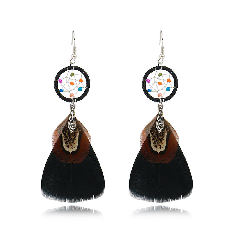 Earrings Boho Feather Statement Jewelry Accessories Trend 2025