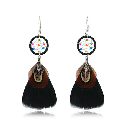 Earrings Boho Feather Statement Jewelry Accessories Trend 2025