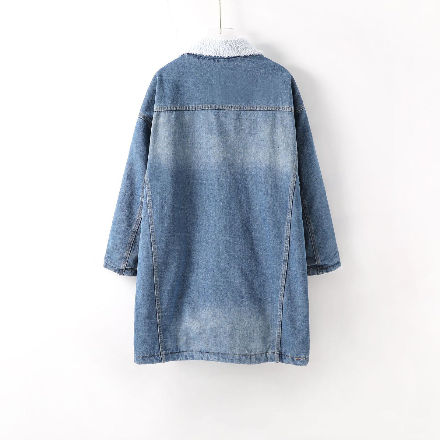 Womens Casual Spring Autumn Blue Denim Coats