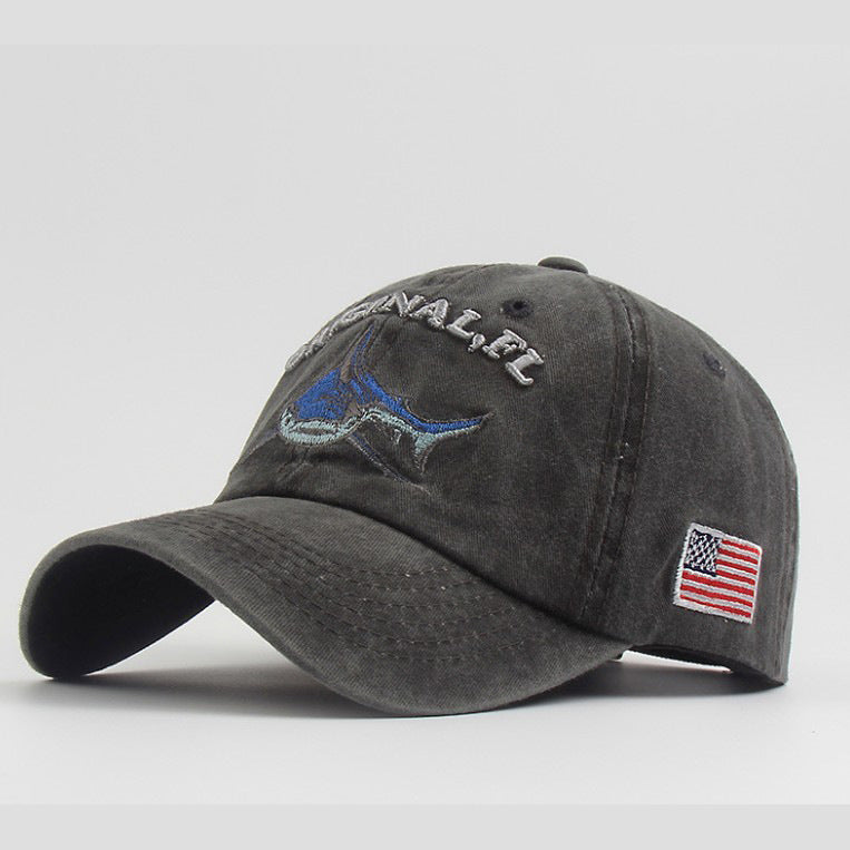 Vintage Ocean Gate Safety Technician Distressed Baseball Cap