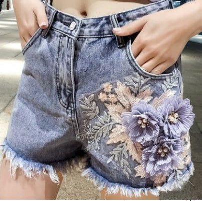 High-Waisted Denim Shorts Women – Summer Casual & Festival Outfit