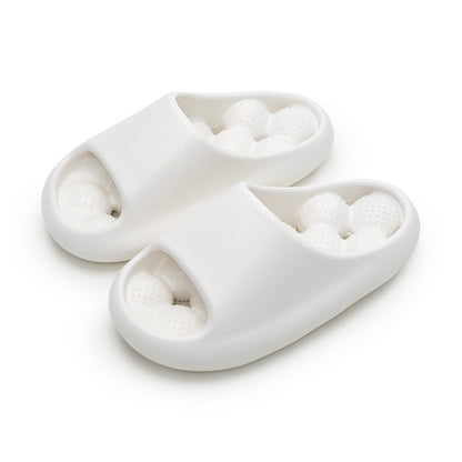 Anti Skid Cute Bubble Ball Women Bathroom Slippers