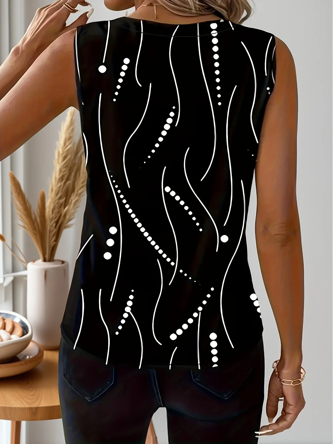 Womens Casual V Neck Plus Size Tops