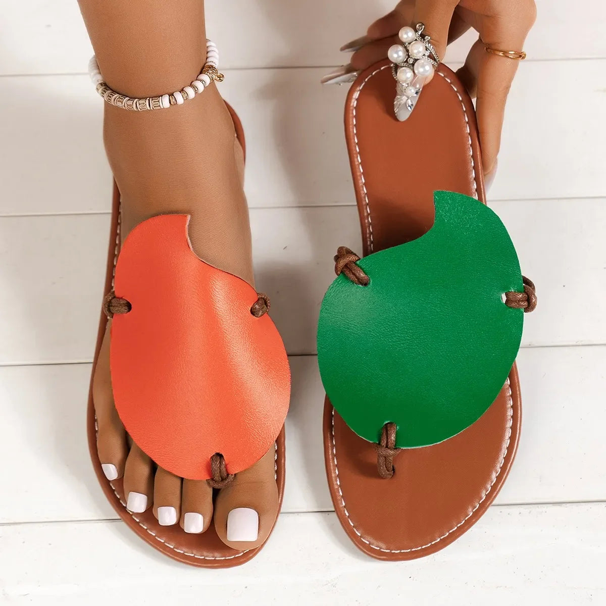 Womens Summer Flat Slippers