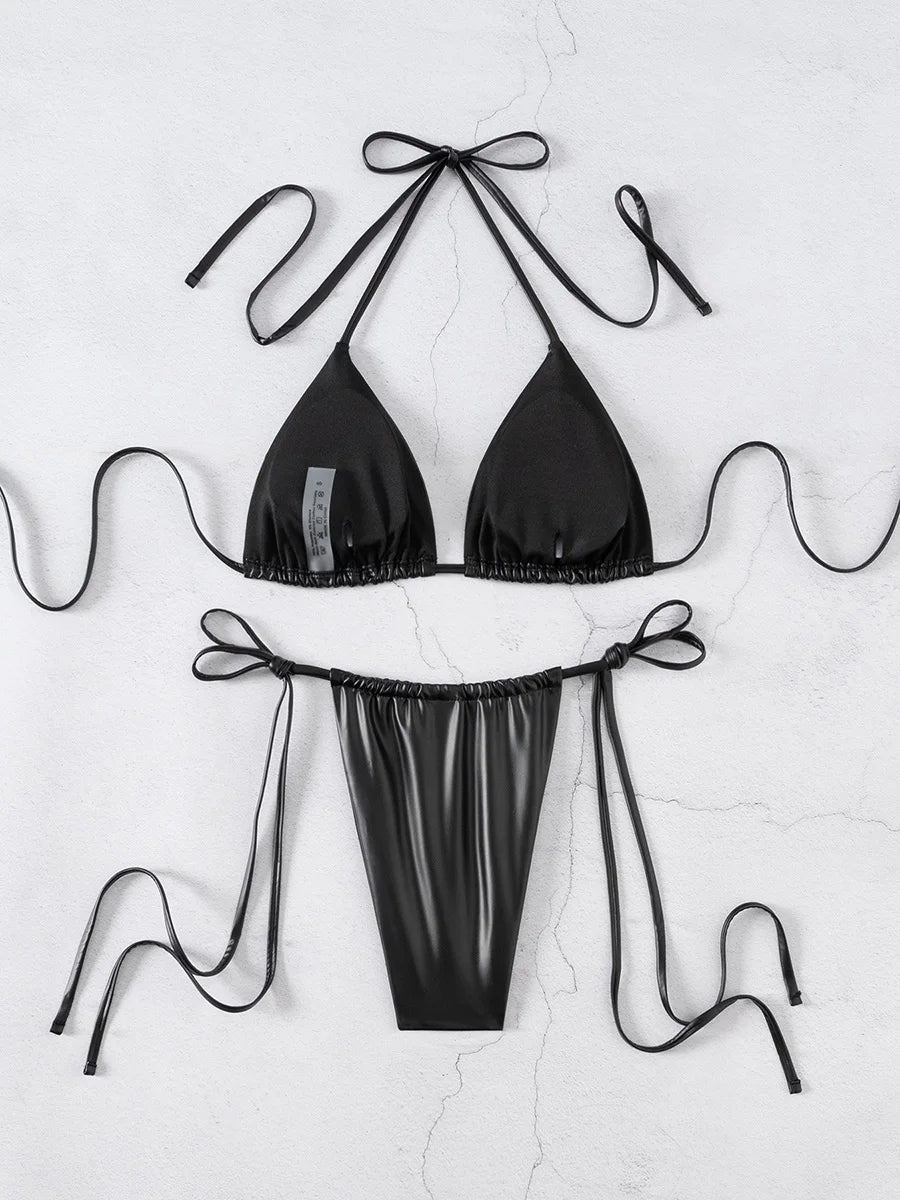 Classic Wire-Free Low Waist Bikini Set | Comfortable Swimwear 2025