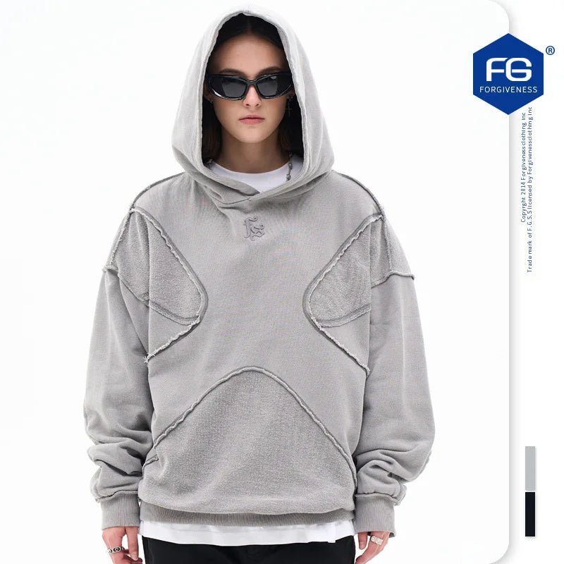 2025 Men's Streetwear Sweatshirt – Reverse Car Design Hoodie for Autumn & Winter