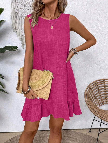 Ruffle Beach Dress | Summer Casual Dress & Vacation Outfit for Women
