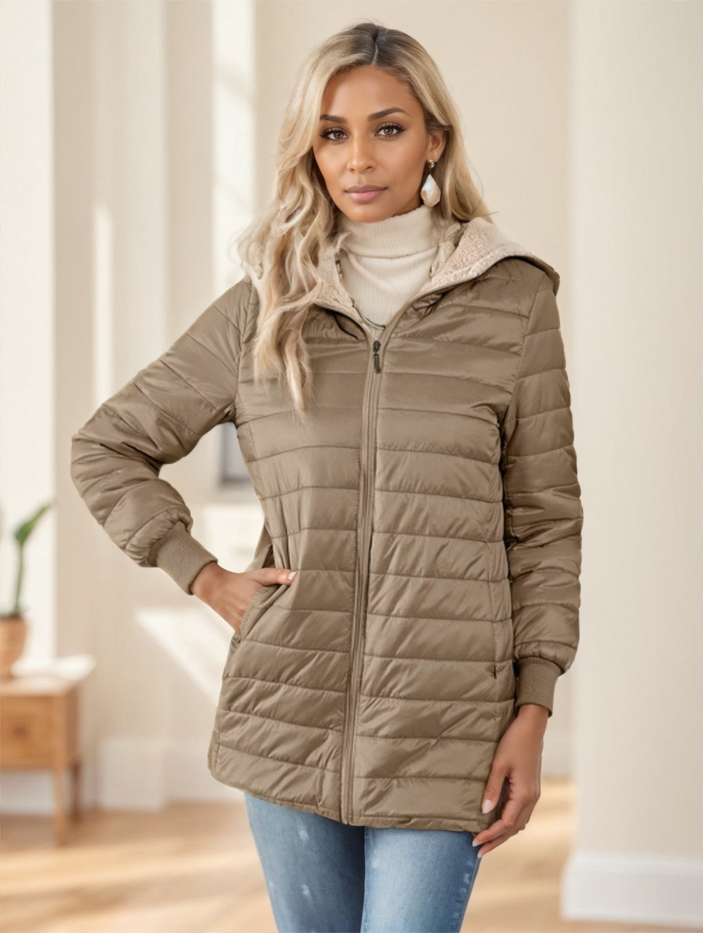 Aveloria Modichic Fleece Padded Puffer Jackets – Coats for Women Casual & Cozy Winter Outfits
