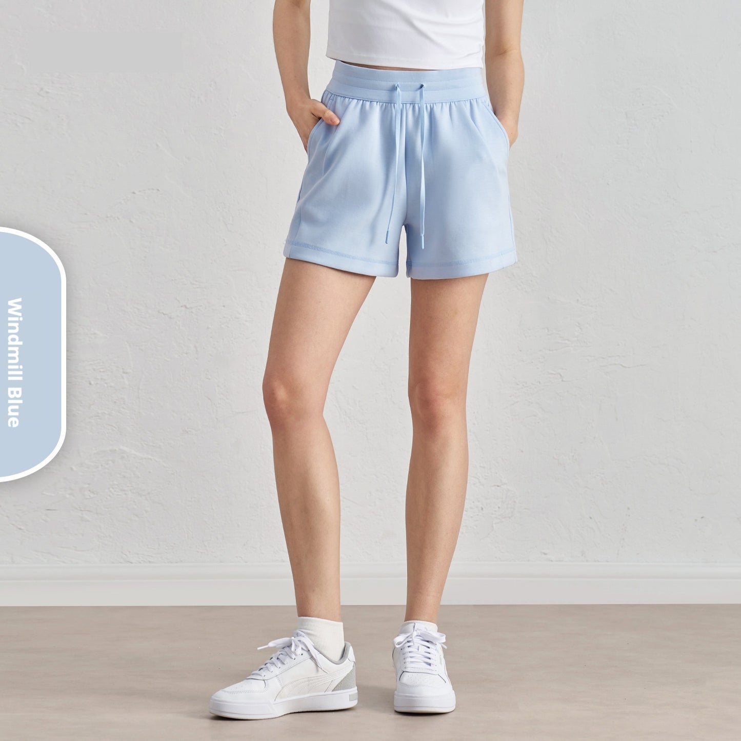 Air Layer Loose Yoga Shorts Women – Casual & Comfortable Summer Outfit