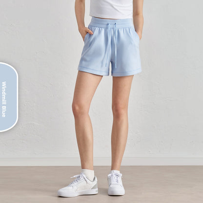 Air Layer Loose Yoga Shorts Women – Casual & Comfortable Summer Outfit