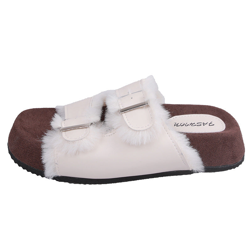 Casual Anti Slip Belt Buckle Women Slippers