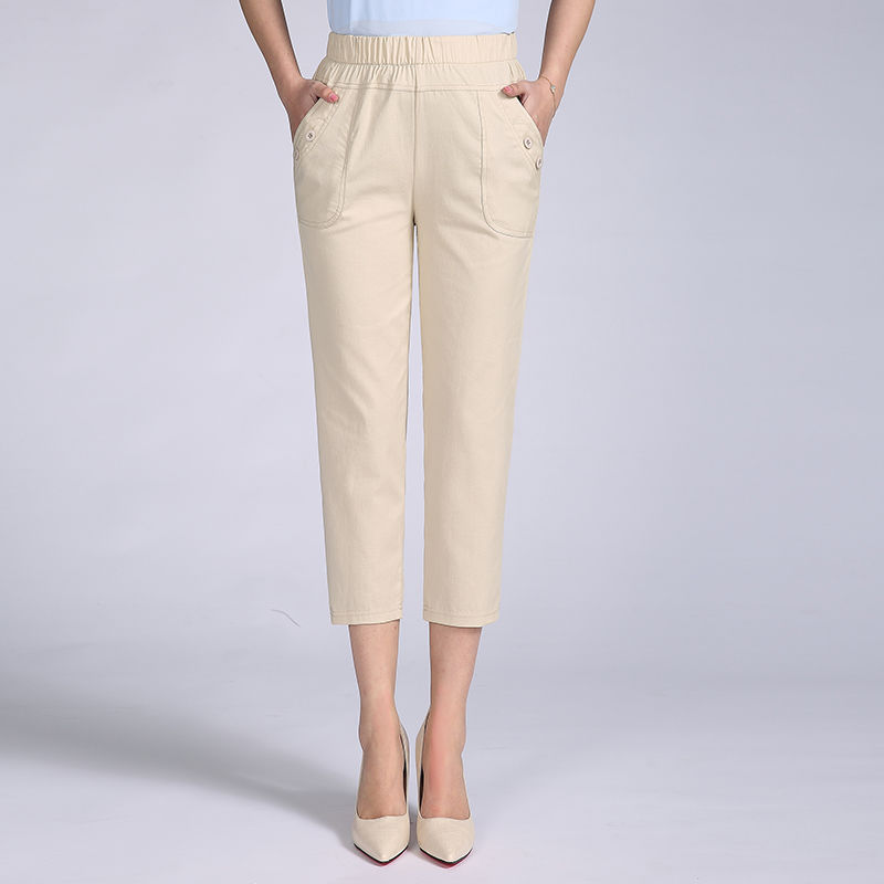 Spring Style Drawstring Skinny Women Ankle Pants