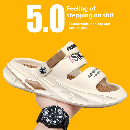 Women Men Thick Soft Sole Simple Look Summer Slippers