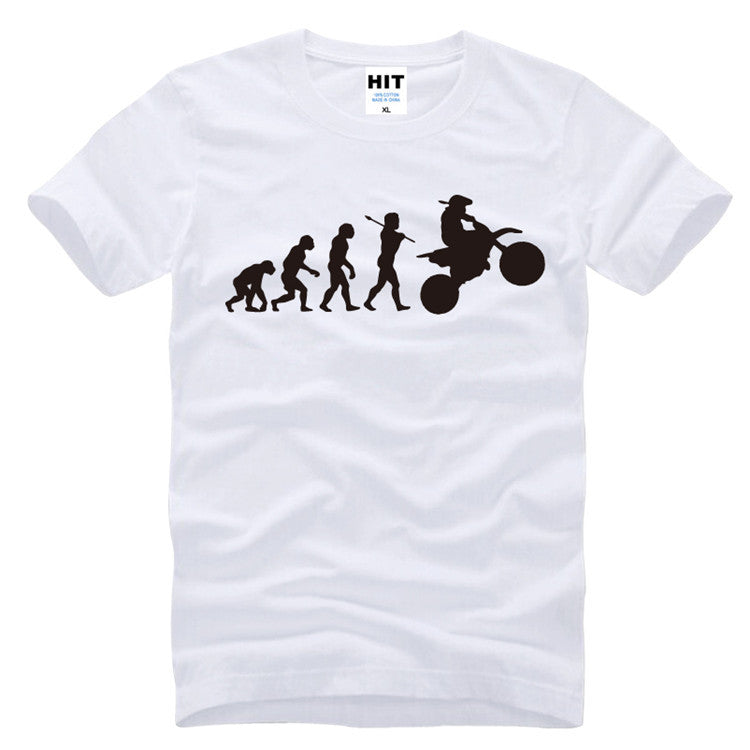 Womens Human Evolution Cool Summer T Shirts