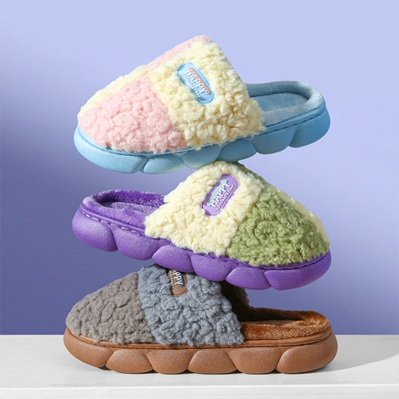 Super Soft Anti Slip Plush Women Slippers