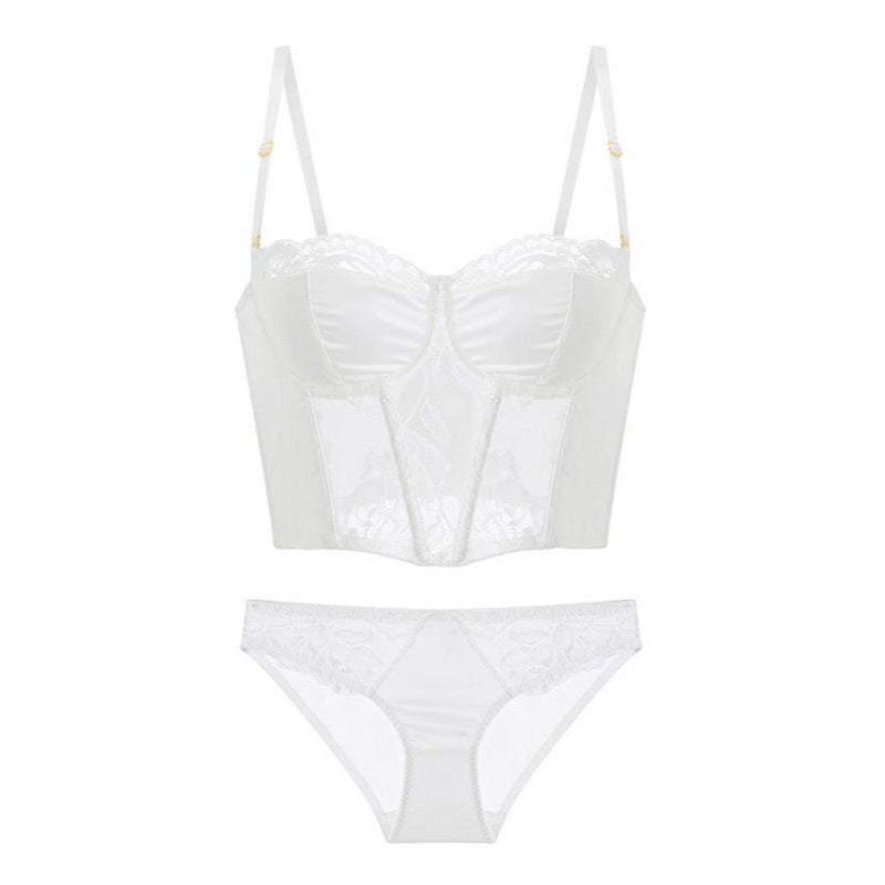 French Lace Fantasy Push Up Bridal Bra