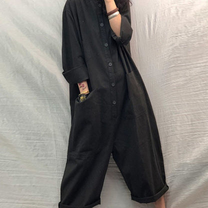 Women Loose Style Plus Size Jumpsuits
