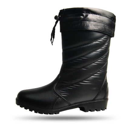 Waterproof Warm Rubber Rain Boots for Women | Mid-Tube PVC Rain Boots