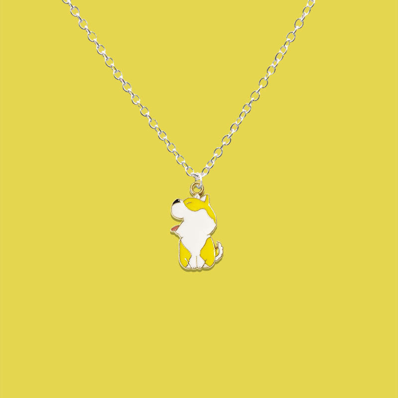 My Sweet Cat Dog Kitten Puppy Shaped Pendant Necklaces