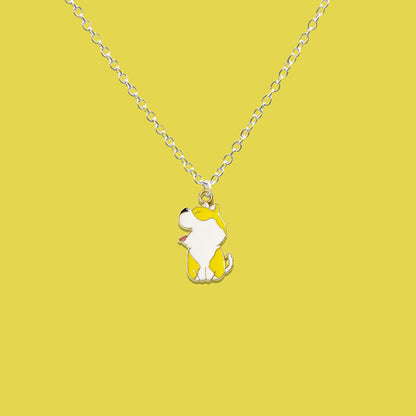 My Sweet Cat Dog Kitten Puppy Shaped Pendant Necklaces