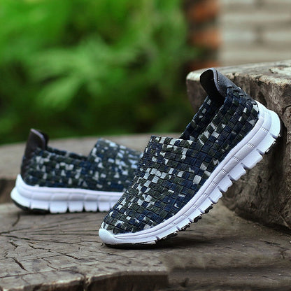 Retro Lightweight Men S Sandals Summer Beach Anti Slip Woven Shoes For Men Women