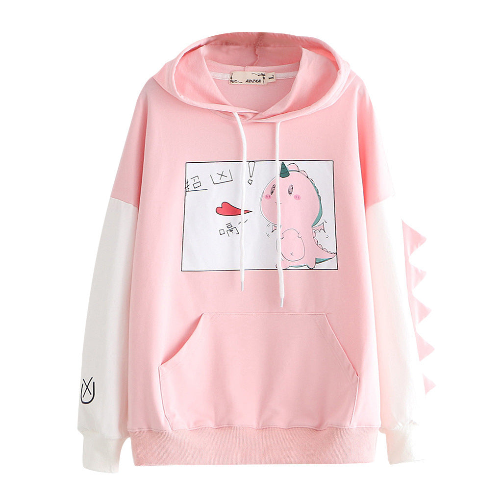 Sweet Dinosaur Print Sweater – Cozy Autumn & Winter Must-Have