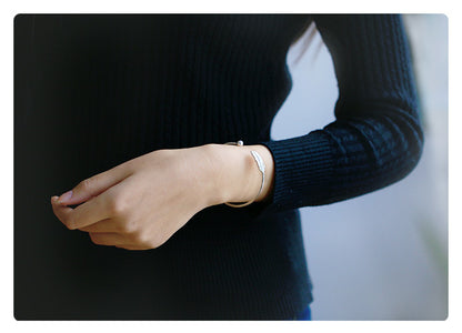 Wide Leaf Design Gold Silver Cuff Bracelets