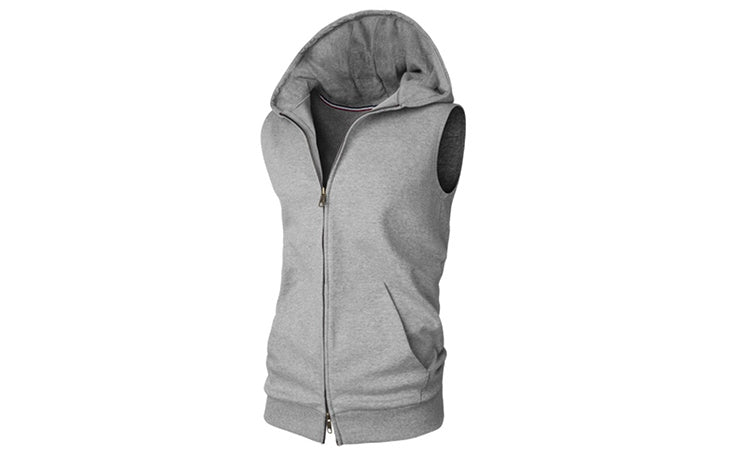 Casual Cool & Comfortable Sleeveless Cotton Hoodie for Men