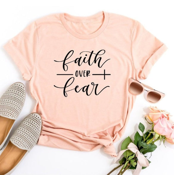 What Ever Fear Happiness Women Cotton T Shirts 1
