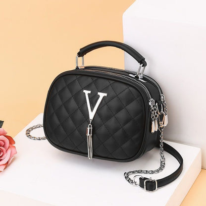 Urban Chain Handbag Large Capacity One-Shoulder PU Bag