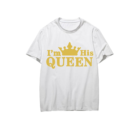 This Queen Was Born In August Graphic Print T Shirt
