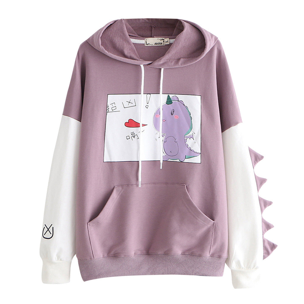 Sweet Dinosaur Print Sweater – Cozy Autumn & Winter Must-Have