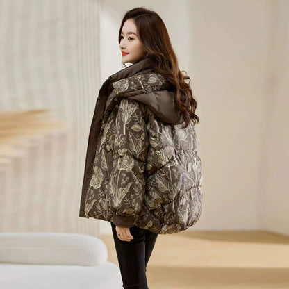 New Winter Style Multi Color Glossy Puffy Women Coats
