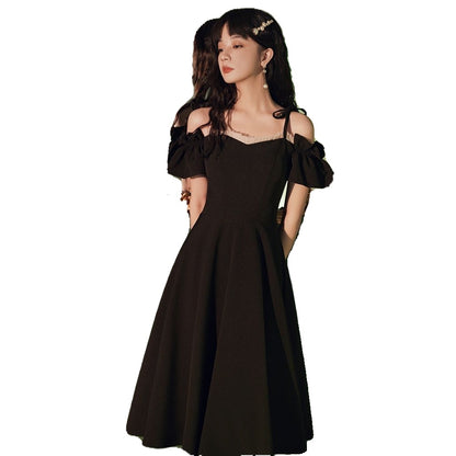 Super Comfortable Loose Off Shoulder Mini Dress