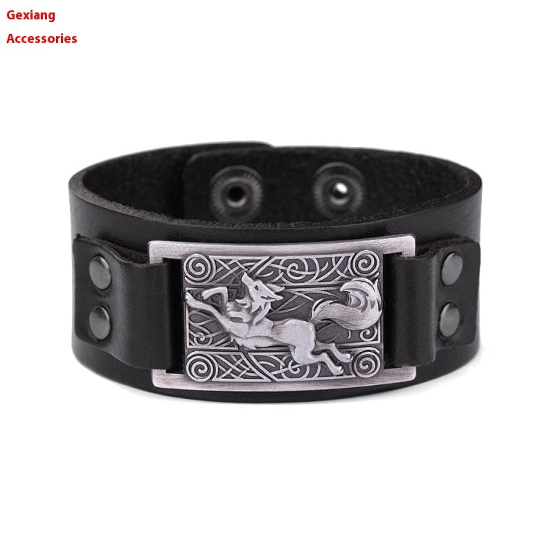 Teen Wolf Leather Bracelets – Adjustable Minimalist Bracelets for Men & Women