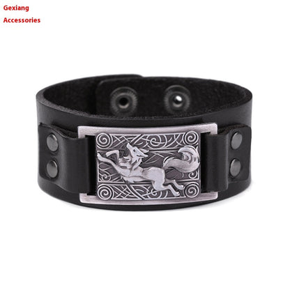 Teen Wolf Leather Bracelets – Adjustable Minimalist Bracelets for Men & Women