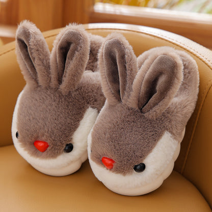 New Arrival Children Kids Plush Rabbit Winter Slippers