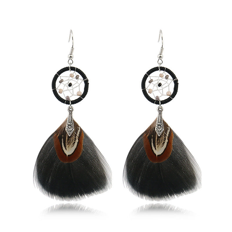 Earrings Boho Feather Statement Jewelry Accessories Trend 2025