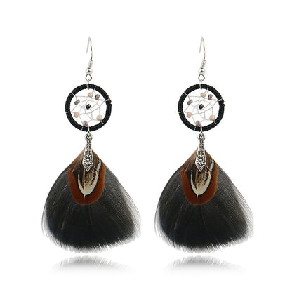Earrings Boho Feather Statement Jewelry Accessories Trend 2025