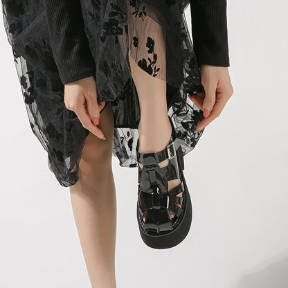 New Season Design High Heel Chunky Platform Women Slippers